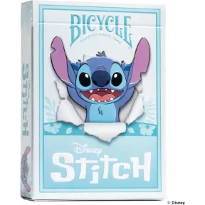 Baraja Bicycle de Disney Stitch con 54 cartas