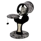 Rascador de sisal para gatos con zona de descanso