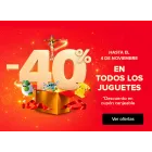 Cupón del 40% en juguetes y bicicletas Carrefour