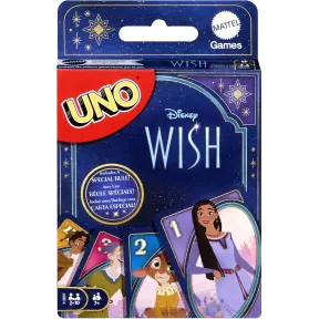 UNO Disney Wish con personajes y regla especial