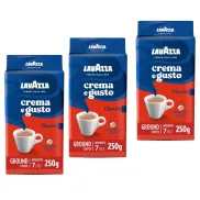 3 x 250 g de café molido Lavazza Crema e Gusto