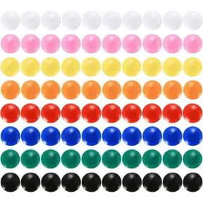 80 imanes redondos de 30 mm en 8 colores