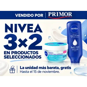 3×2 en productos Nivea seleccionados en Primor