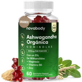 Gominolas de ashwagandha 2000 mg con magnesio