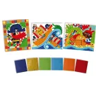 Estuche de mosaicos de espuma Piratas Janod