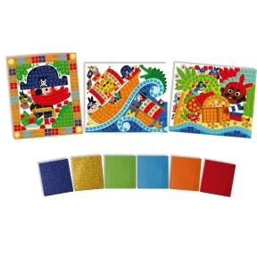 Estuche de mosaicos de espuma Piratas Janod