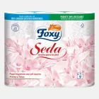 Papel higiénico Foxy Seda de 3 capas, 9 rollos