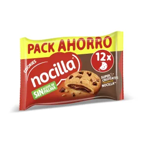 Nocilla Cookies rellenas de cacao, pack de 12