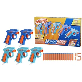 Pack Nerf N Series Flex con 5 lanzadores y 15 dardos