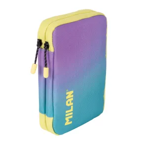 Plumier MILAN Sunset turquesa de 2 pisos