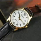 Casio MTP-V001GL-7B de cuarzo con correa de piel