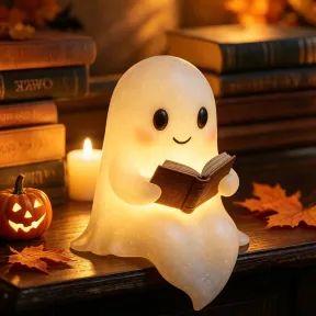 Lámpara con diseño de fantasma