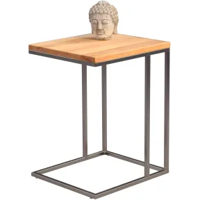 Mesa auxiliar Odis con estructura metálica