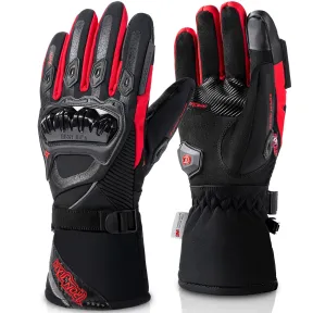 Guantes de invierno impermeables para moto