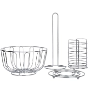 Juego de Cocina Plateado Axentia, 13 x 24 x 32 cm