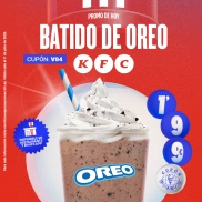 Batido de Oreo solo hoy por 1,99€ en KFC