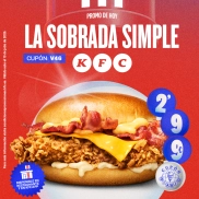 Hamburguesa Simple 'La Sobrada' a 2,99€ ¡Solo Hoy!