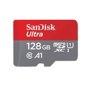 Tarjeta microSDXC SanDisk Ultra 128 GB, 100 MB/s con adaptador