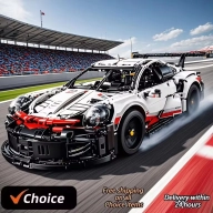 Coche técnico 911 RSR - Set de bloques de construcción 1580 PCS