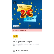 Descuento de 2 euros en Lidl con compra mínima de 2 euros