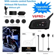 Intercomunicador Ejeas V6 Pro+ para casco de moto