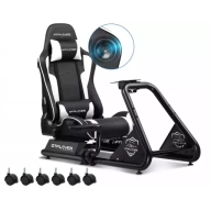 Simulador de cockpit con asiento integrado