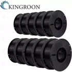 Bobinas de Filamento PETG Negro Kingroon - Paquete de 10