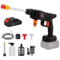 Pistola pulverizadora 50bar inalámbrica 200W y accesorios