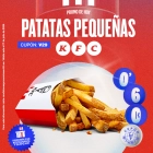 Patatas Pequeñas a 0,60€ en KFC SOLO HOY