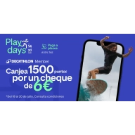 Cheque de 6€ por 1500 puntos acumulados