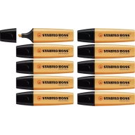 Rotuladores fluorescentes Stabilo Boss: Pack de 10 unidades