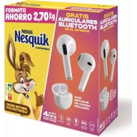 Auriculares inalámbricos + 2.7kg de Nesquik