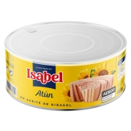 Atún Isabel en lata ahorro de 900gr con aceite de girasol