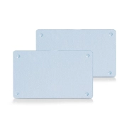Juego de tablas de cortar de vidrio 25 x 15 cm