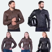 Chaqueta de cuero para moto COURSE | Clase AA | Unisex