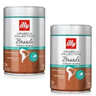 Café molido illy Arabica Brasil Cerrado Mineiro 2 x 4'78€