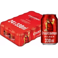 Cerveza Cruzcampo Lata 330 ml x 24 unidades