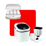 Pack Moulinex: Panificadora 1 kg y Yogurtera 12 tarros