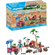 Tejones australianos en refugio PLAYMOBIL Wiltopia
