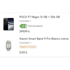 Xiaomi Smartband 9 Pro + Poco F7 (12GB 256GB) por 272€