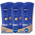 Crema de manos NIVEA 6x 100 ml - Hidratación intensa