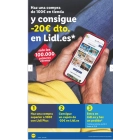 20€ de cupón en Lidl por compra de 100€ en tienda física