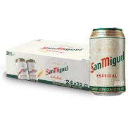 Pack de 24 Latas San Miguel Especial Lager 33cl