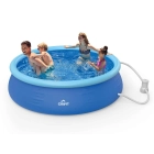 Piscina de 240 x 63 cm con bomba de filtración rápida