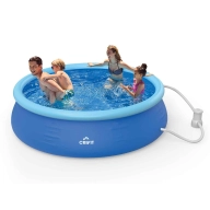 Piscina de 240 x 63 cm con bomba de filtración rápida