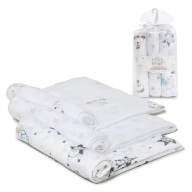 Muselinas de Algodón para Bebé 80x80cm | Pack de 3