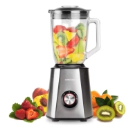Batidora de Vaso Mellerware Inox 1500W, Jarra de Cristal 1.5L