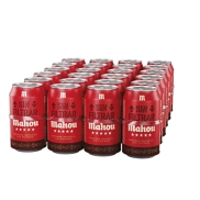 Cerveza Artesanal Mahou Sin Filtrar, Pack 24 Latas 33cl