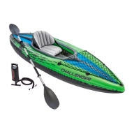 Kayak hinchable INTEK Challenger K1/K2, accesorios incluidos