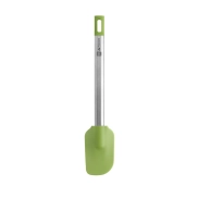 Cuchara Pastelera Verde de Acero Inoxidable y Silicona